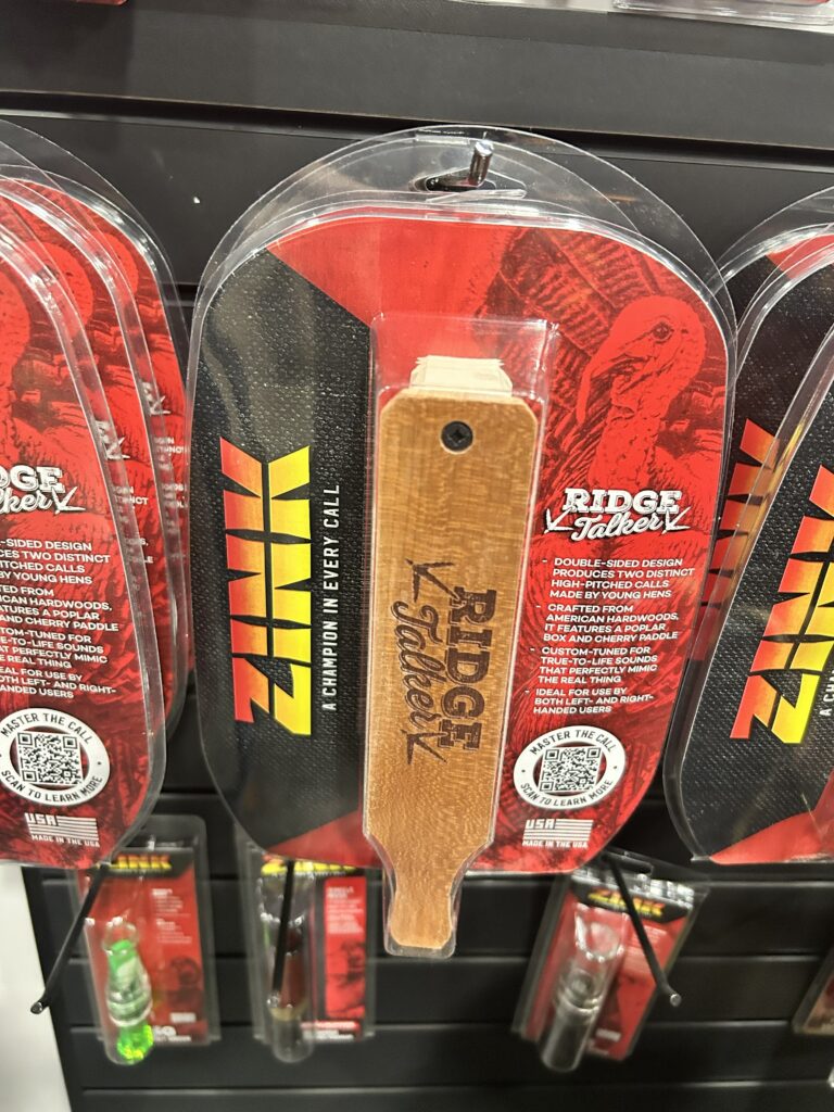 Zink Calls Ridge Talker Box Call at the Wild Turkey Federation (NWTF) Convention 2026 in Nashville, TN.