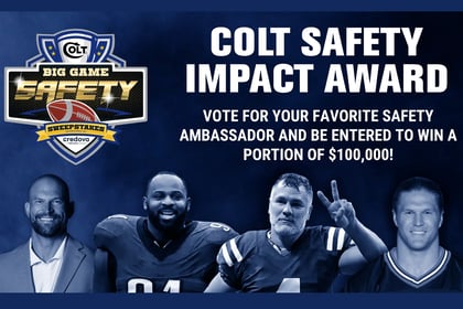 NFL Legends Help Colt Launch “Safety Impact Award”  