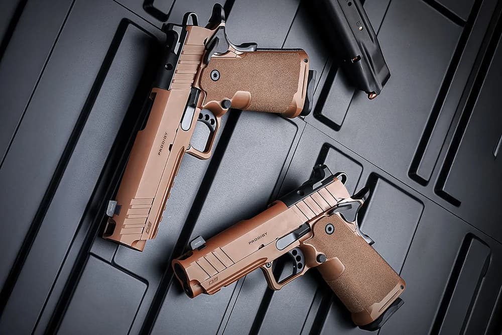 Springfield Unveils New Coyote Brown 1911 DS Prodigy Comp Pistols
