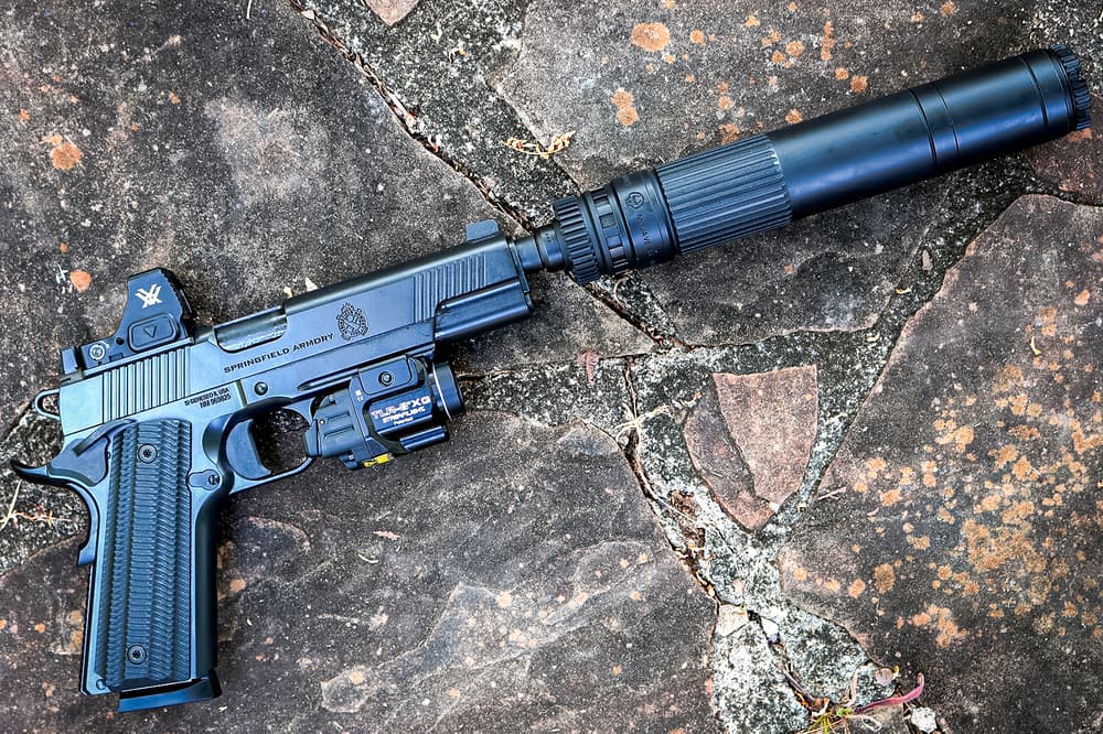 Dead Air Mojave 45 and Springfield 1911 Operator: Ideal CQB Tool