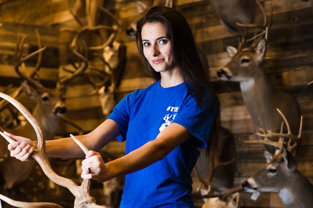 Kristen Ottea is a Model-Turned-Taxidermist