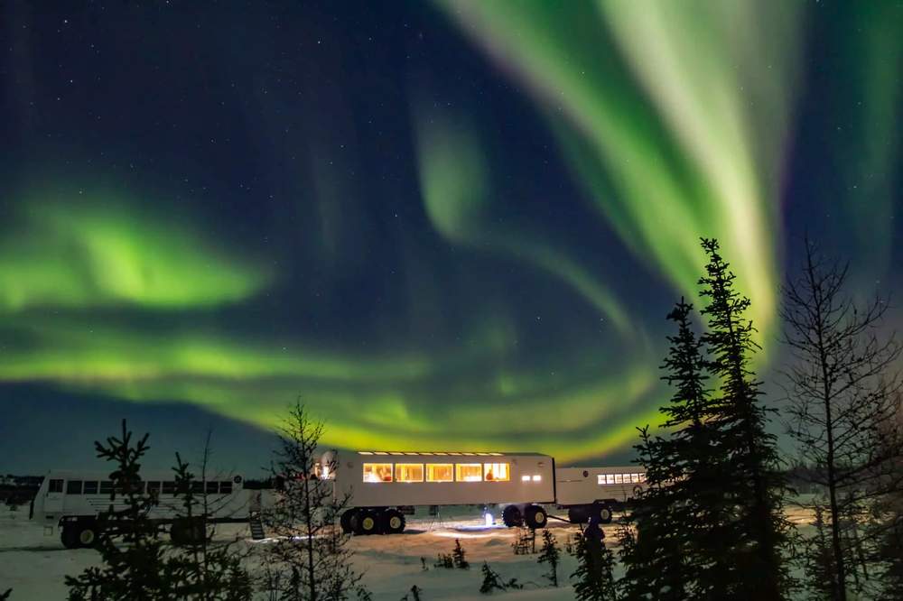 Viewing the Northern Lights in Churchill, Manitoba