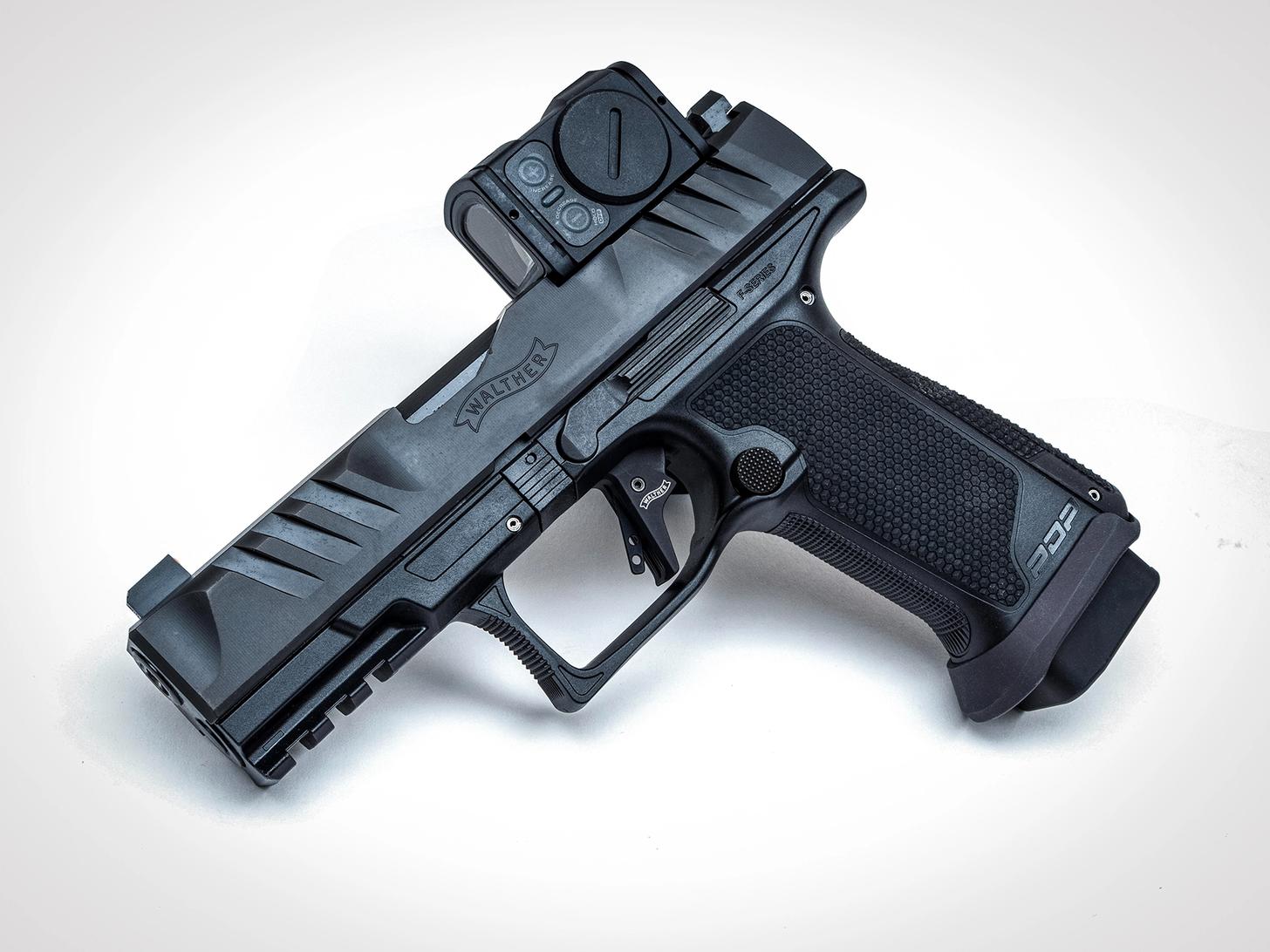 Walther PDP F Pro ACRO with Aimpoint ACRO P2 red-dot reflex sight