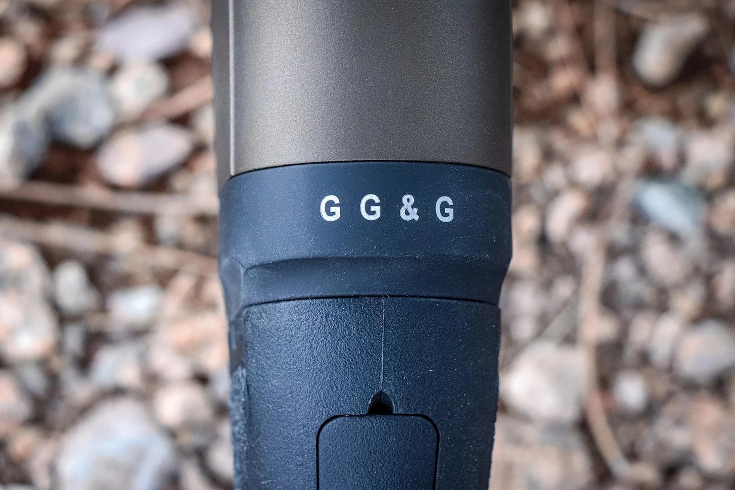 closeup of GG & G stock adapter