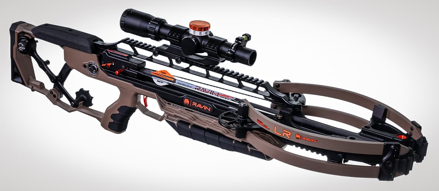 Ravin LR crossbow on white