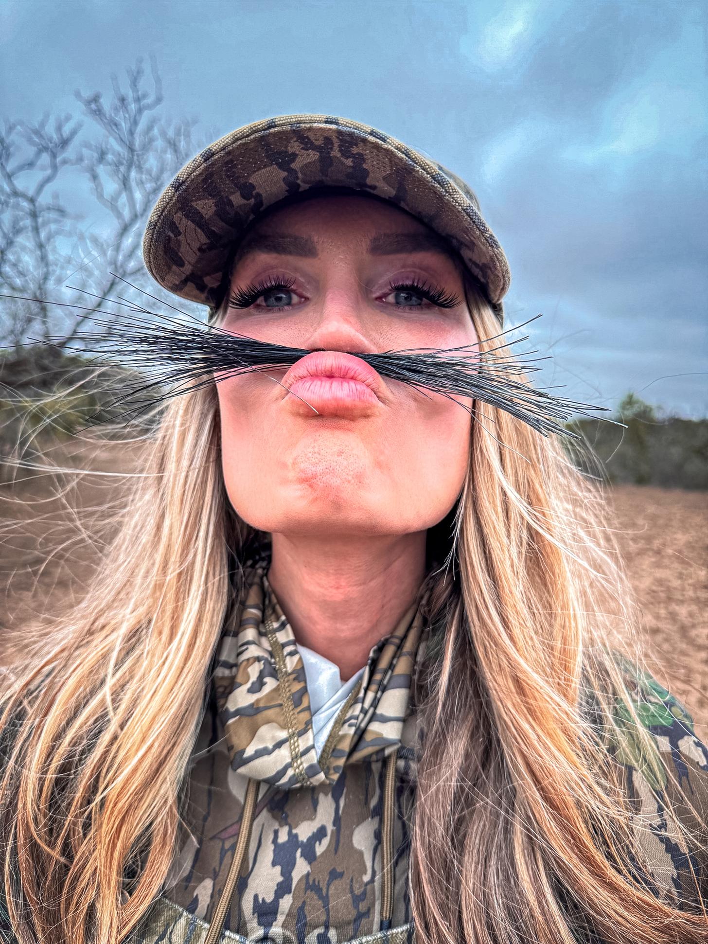 Lauren Brown with turkey beard