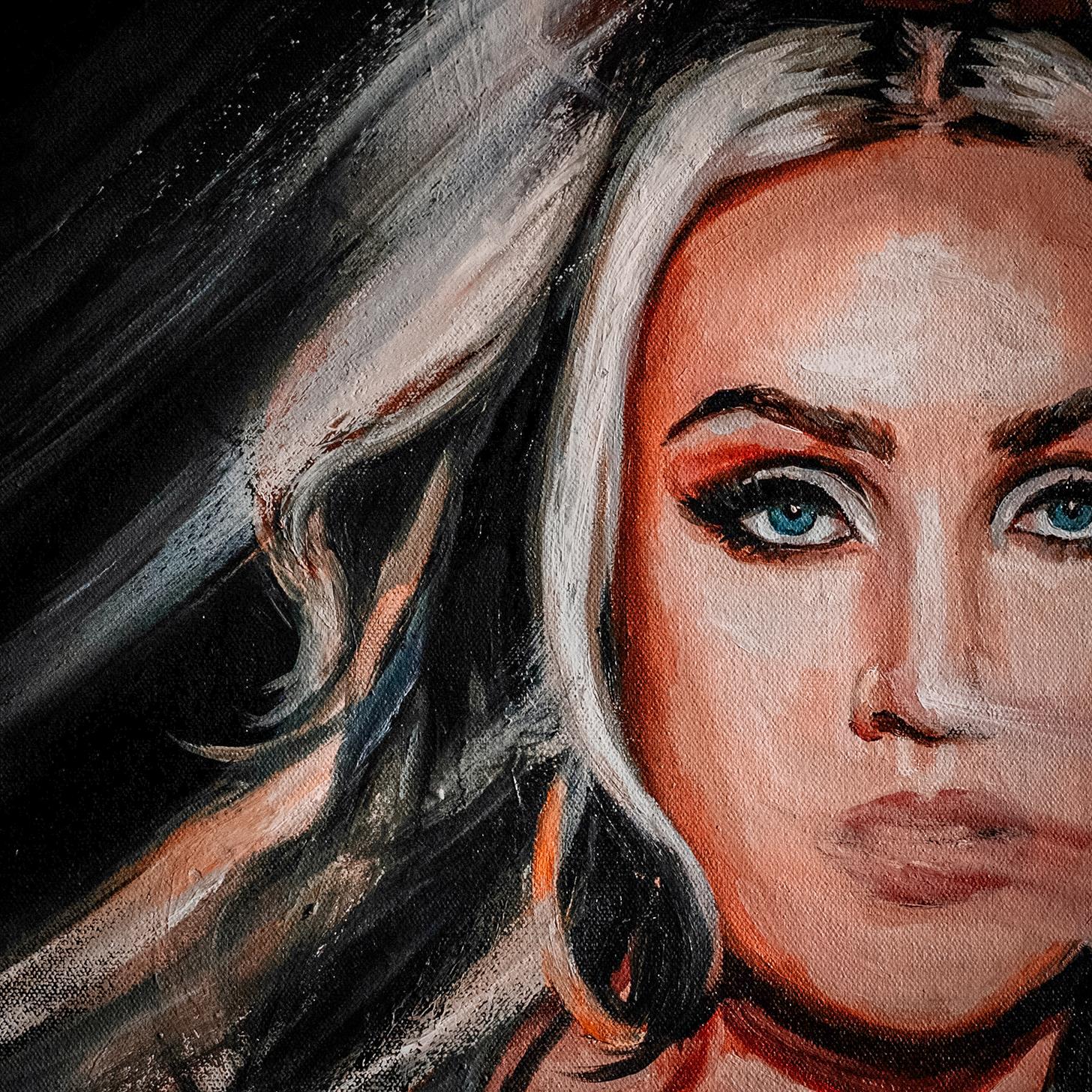 painting of Priscilla Block