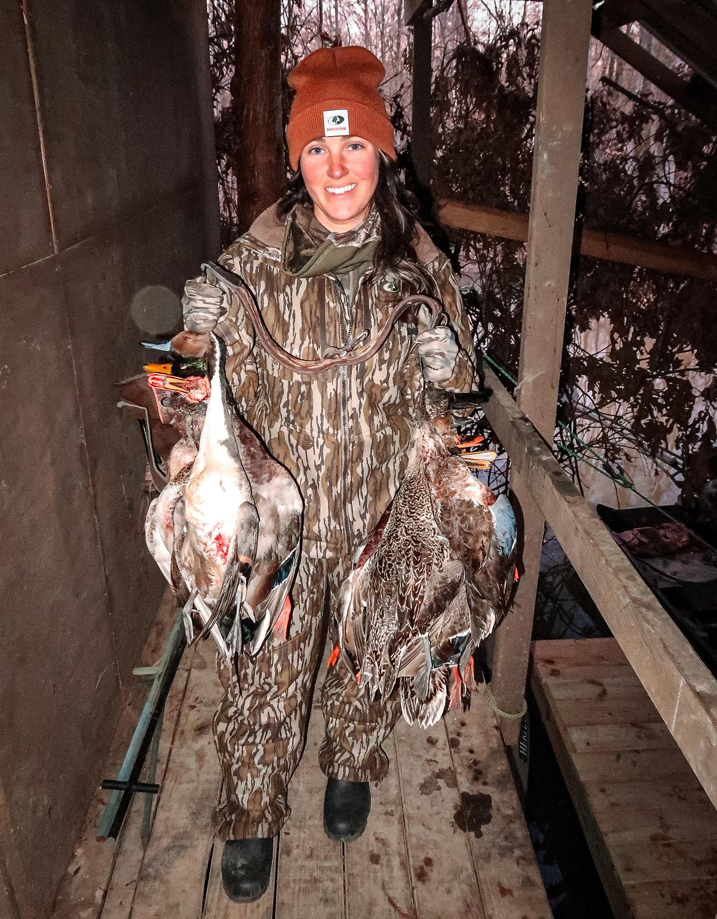 Priscilla Block with some mallards