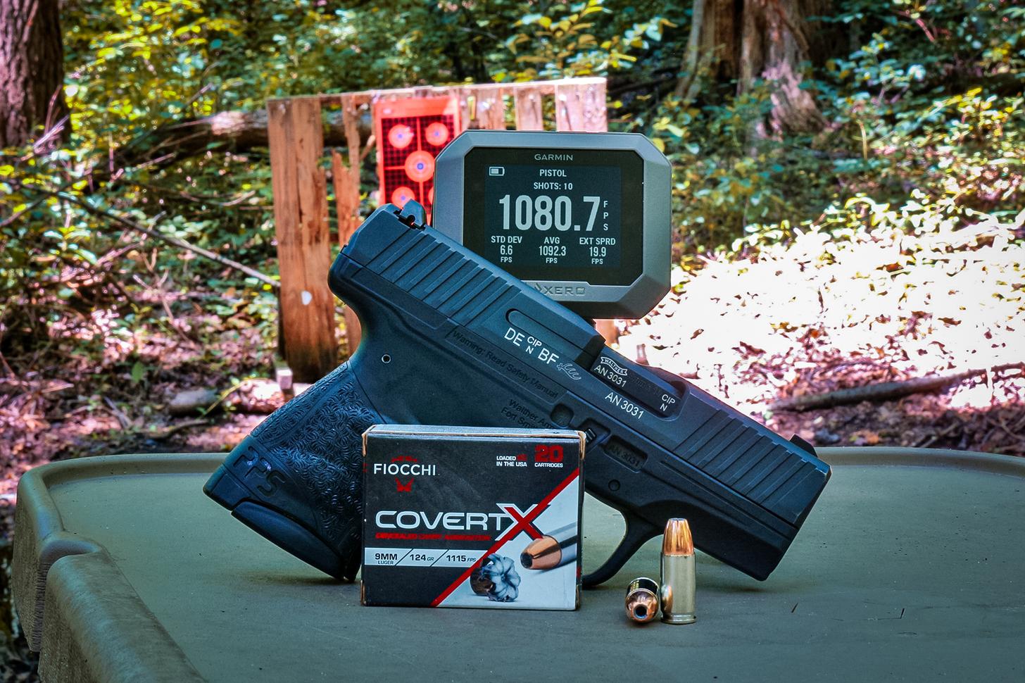 Fiocchi Covert X ammo with w Walther PPS M2
