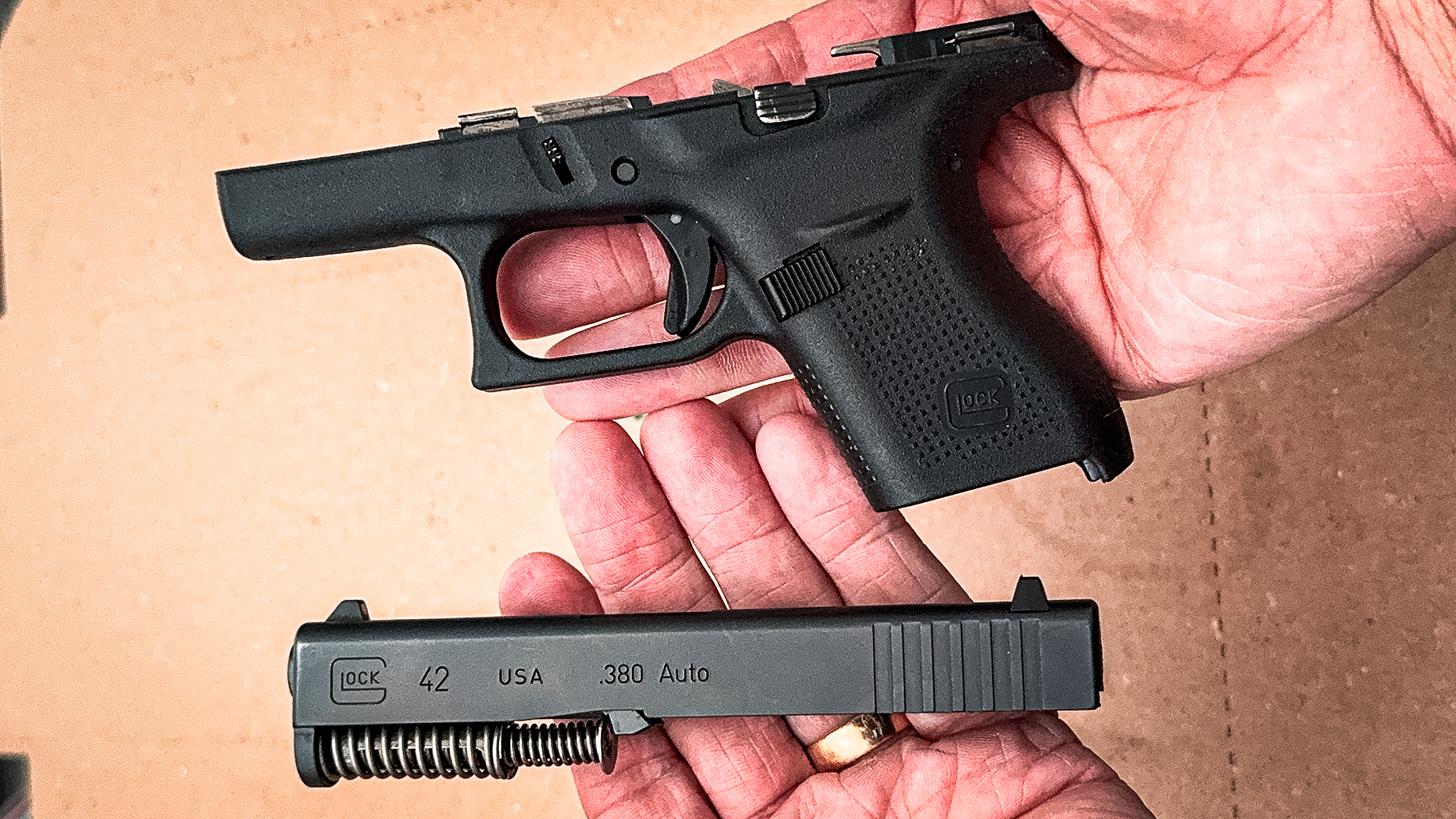 slide separated from frame