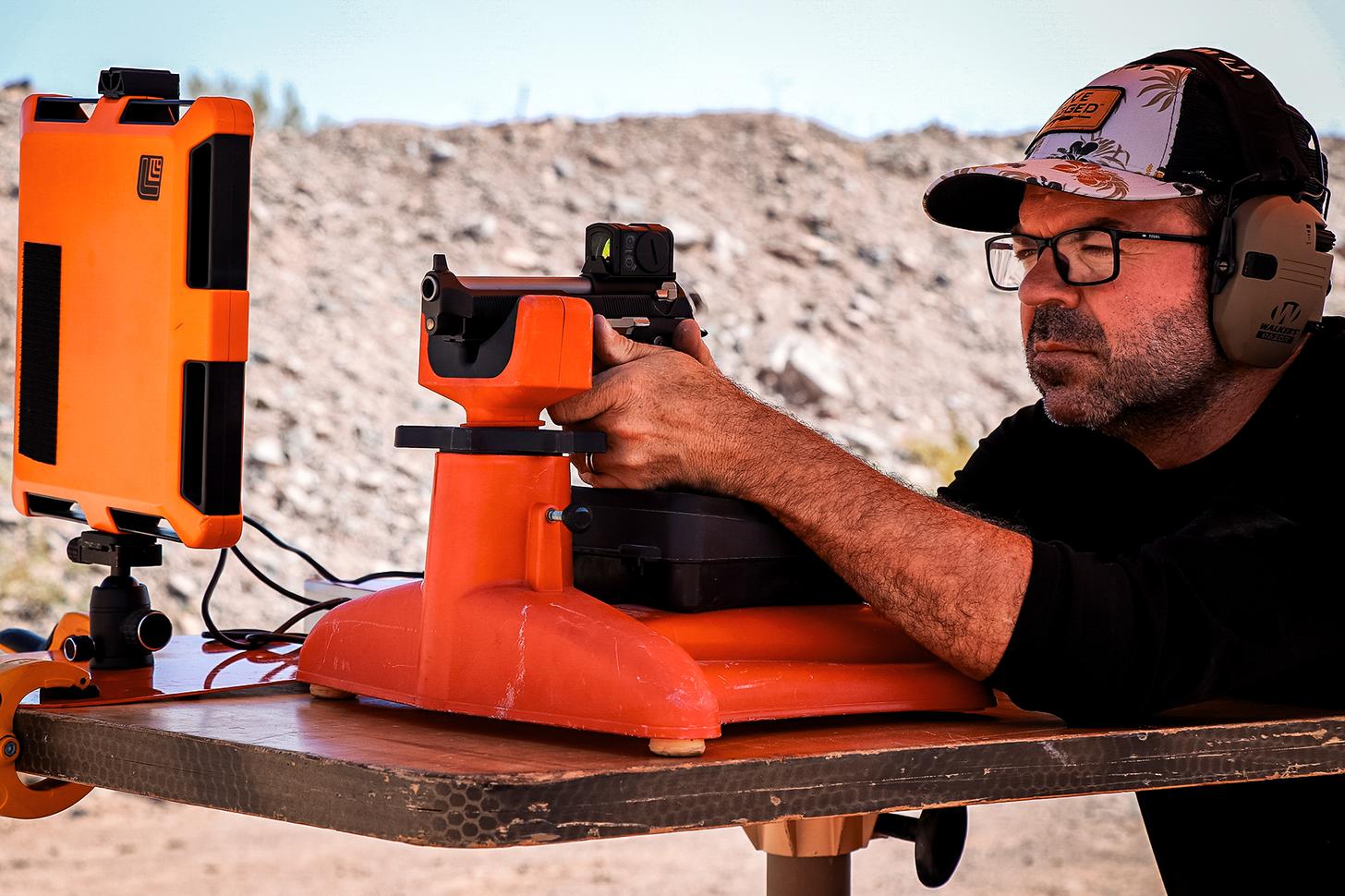 Shooting  from a bench rest