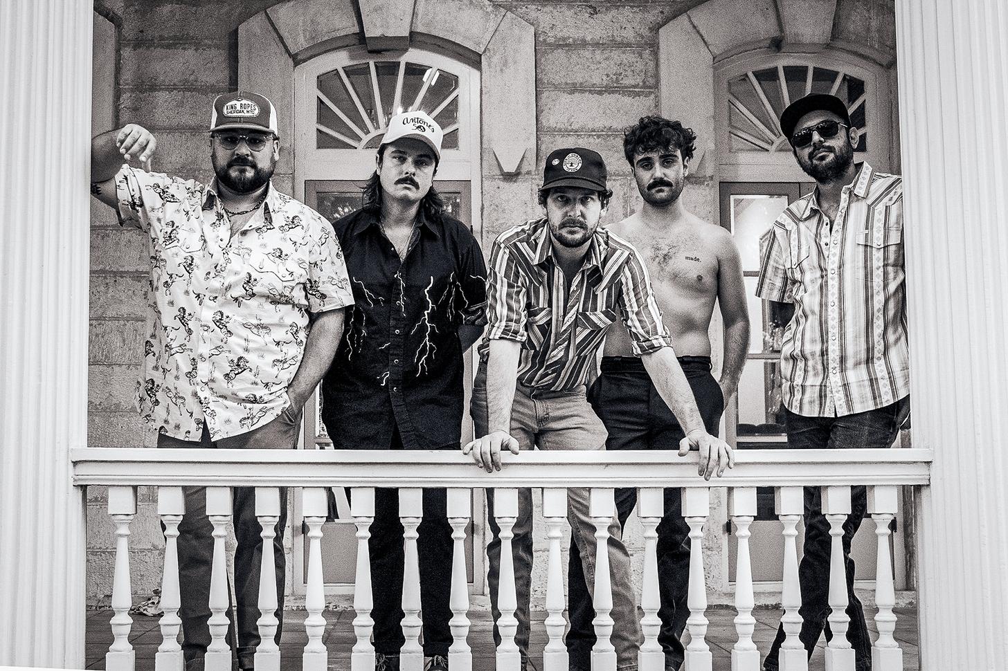 the droptines on a railing