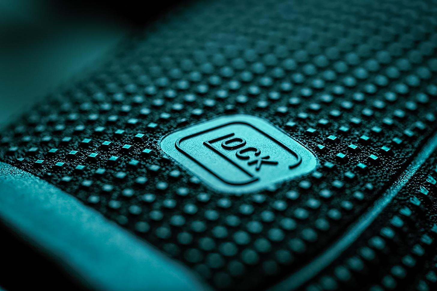 Glock logo on grip