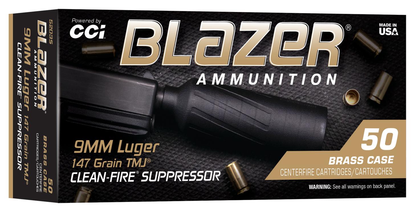 3 New Blazer Clean-Fire Suppressor Loads