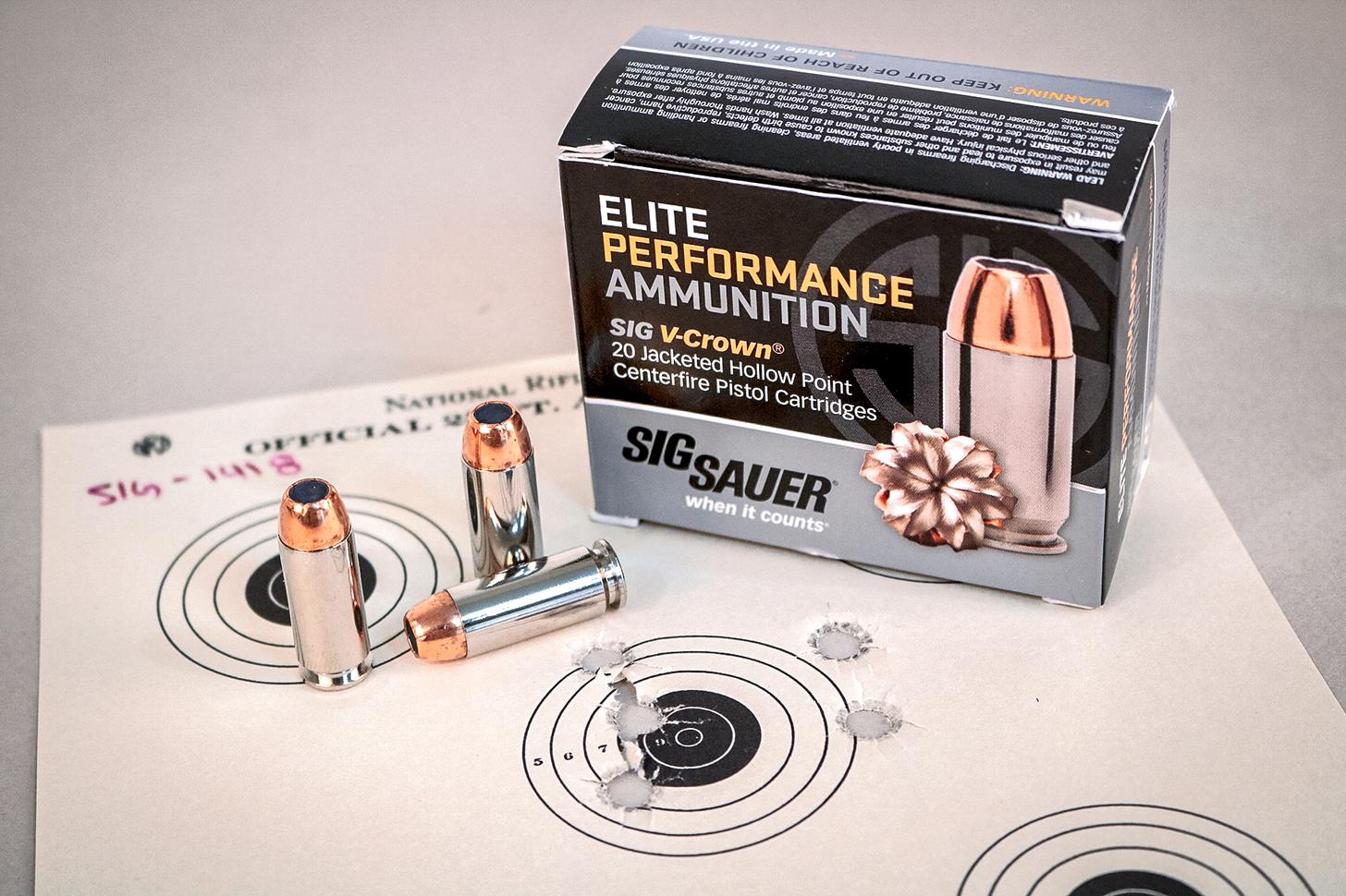 SIG SAUER 10mm Elite Personal Defense ammo