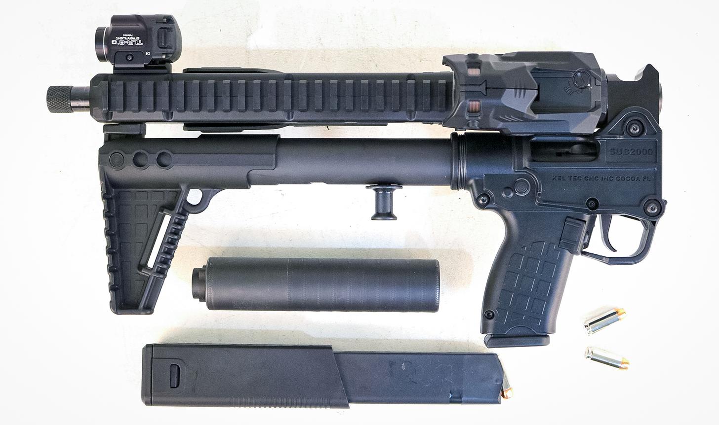 KelTec SUB2000 with accessories