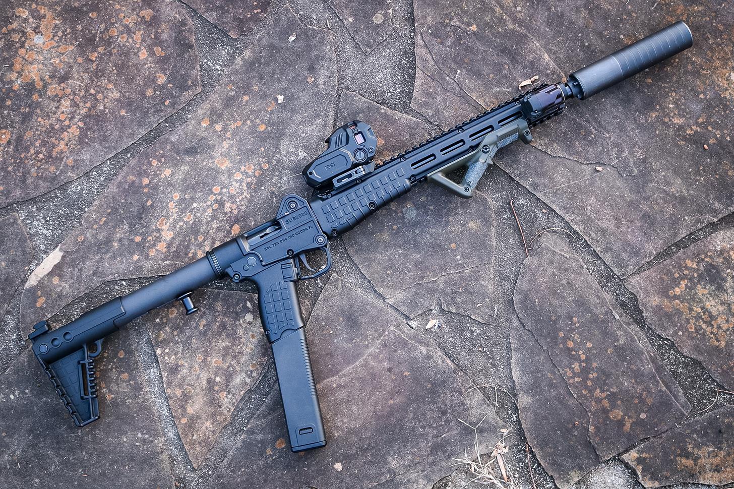 KelTec SUB2000 with Meprolight optic and suppressor
