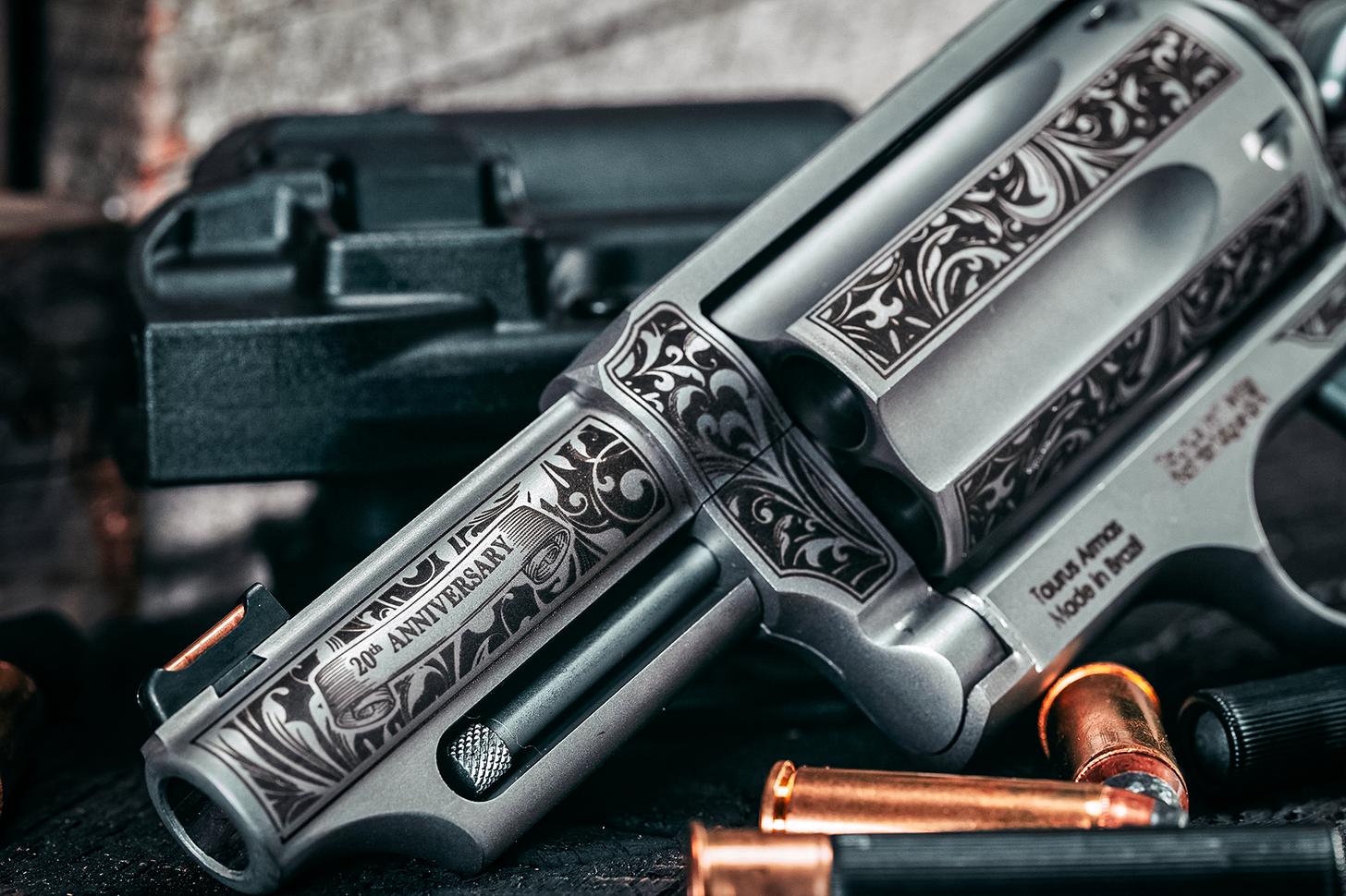 Taurus Judge 20th Anniversary Edition engraved barrel and cylinder