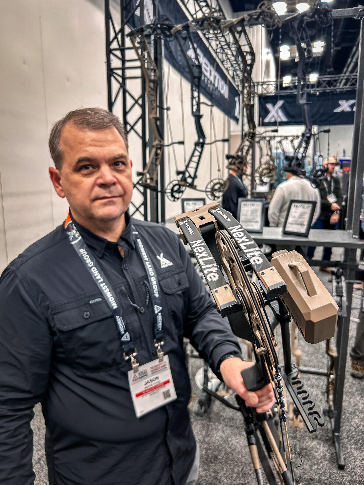 Xpedition NexLite 30 compound bow at ATA Show 2026