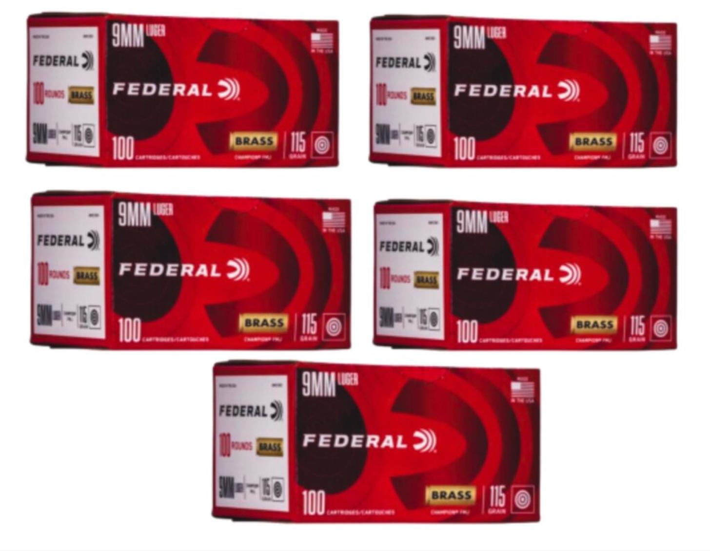 Federal brass ammo