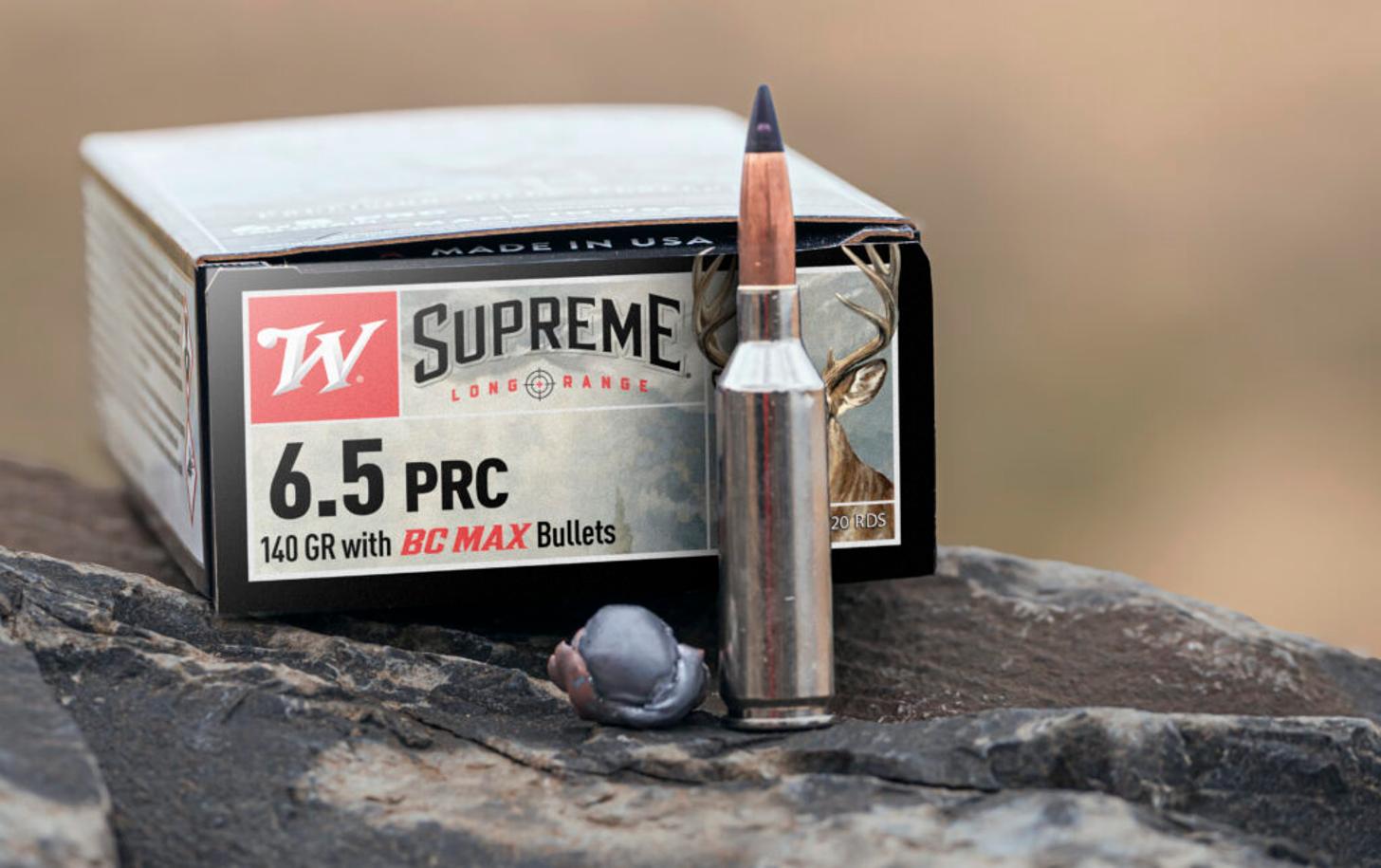 Winchester Supreme Long Range is available in the most popular whitetail calibers