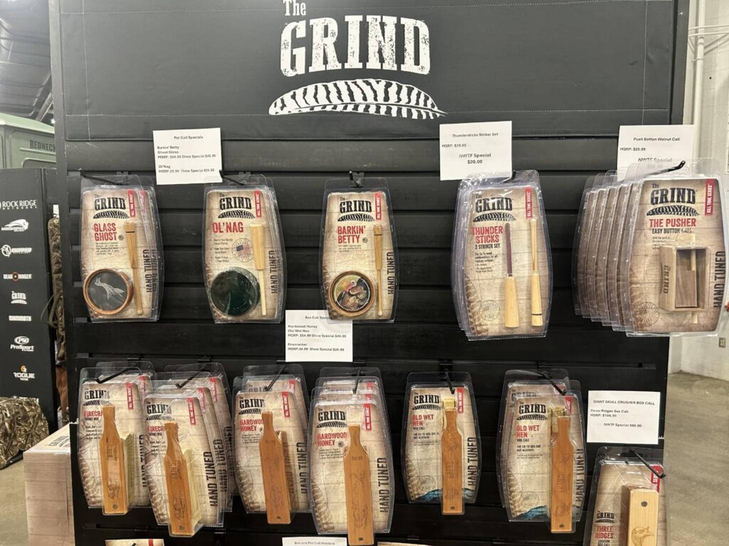 Selection of the Grind Calls at the Wild Turkey Federation (NWTF) Convention 2026 in Nashville, TN.