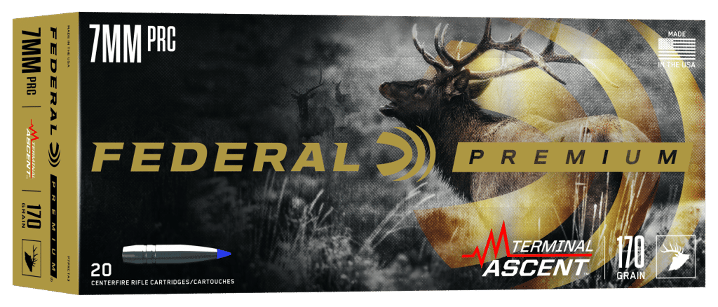 Federal Terminal Ascent Expands with 7MM PRC 170-GR, 300 PRC 210-GR