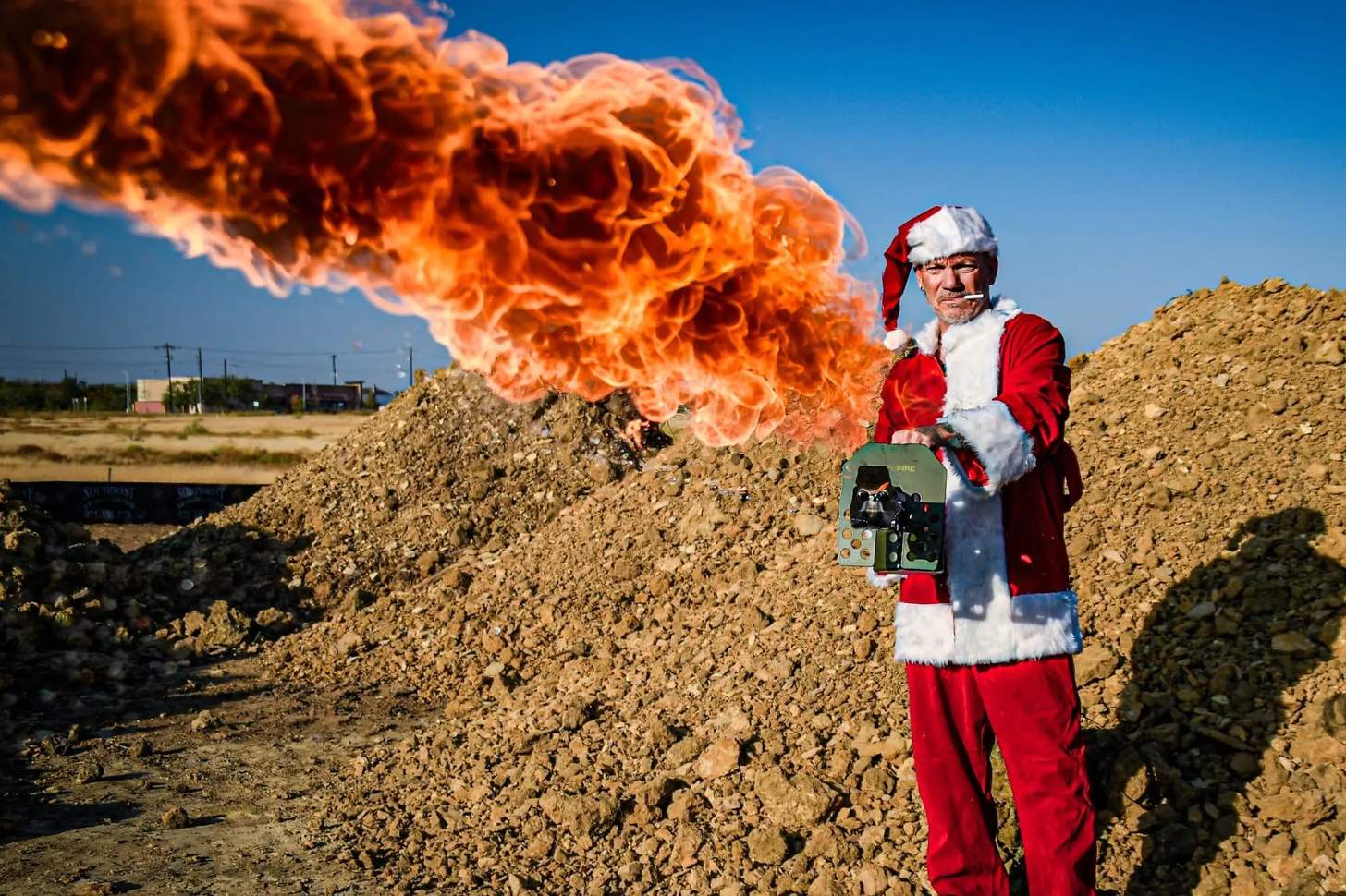 Bad Santa’s Christmas List: Flamethrowers, Airguns & More