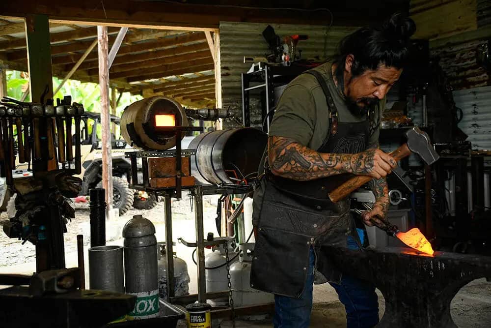 Neil Kamimura Makes Mindful Knives