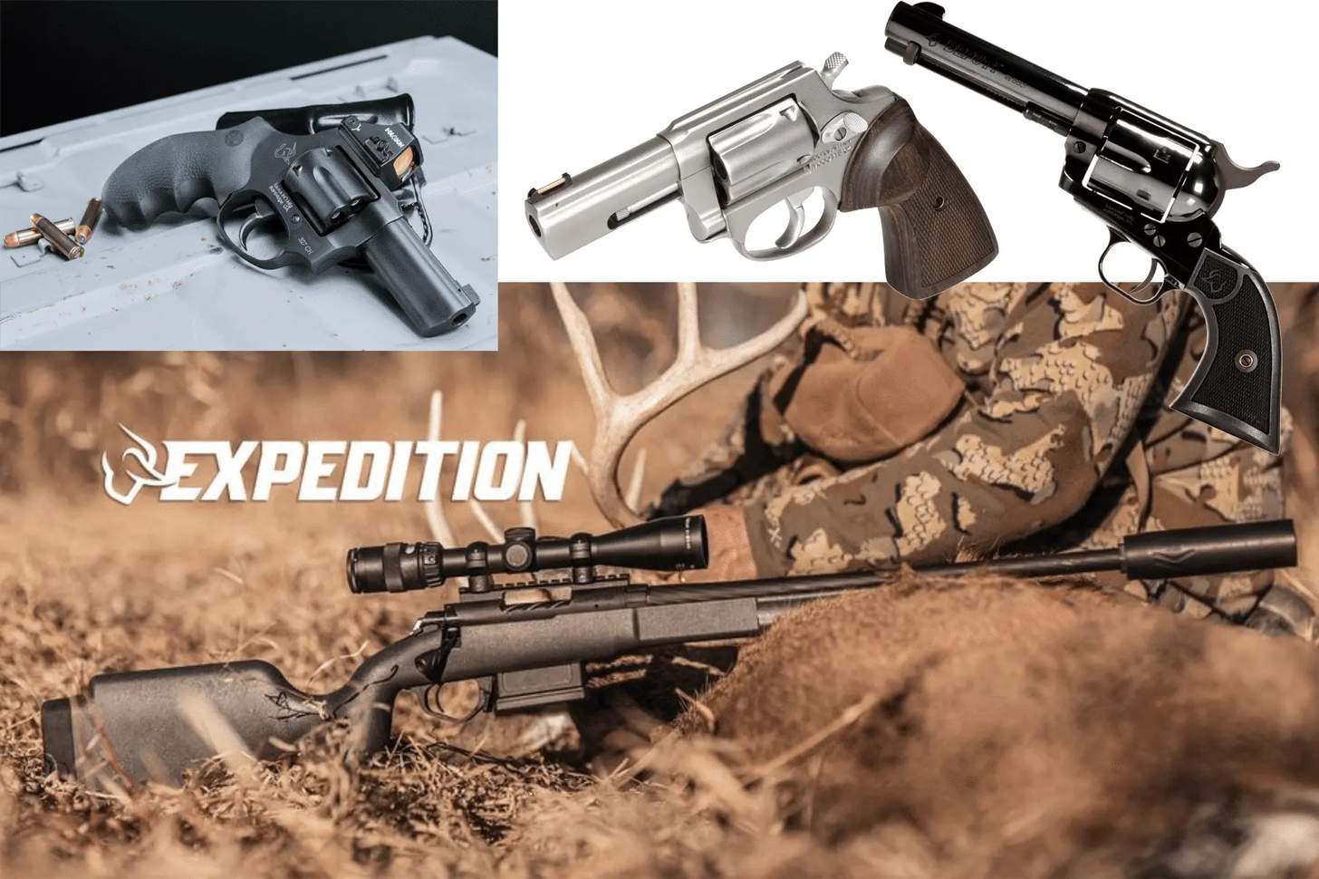 New Taurus Expedition Rifle, Deputy Series Single-Action Revolver, Executive Grade 605