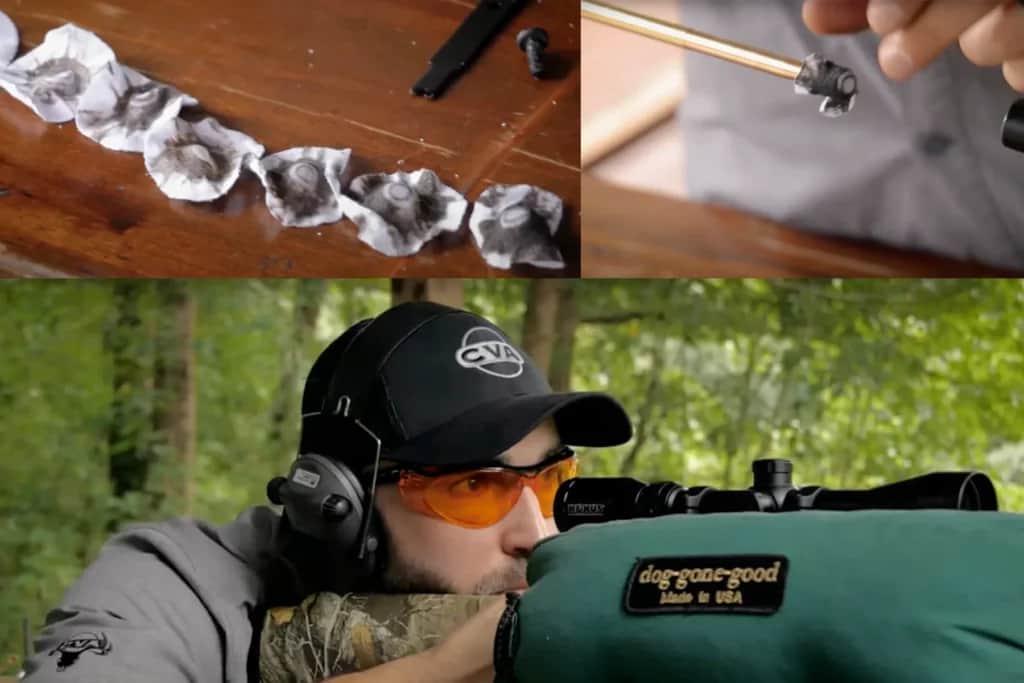 dirty muzzleloader cleaning patches