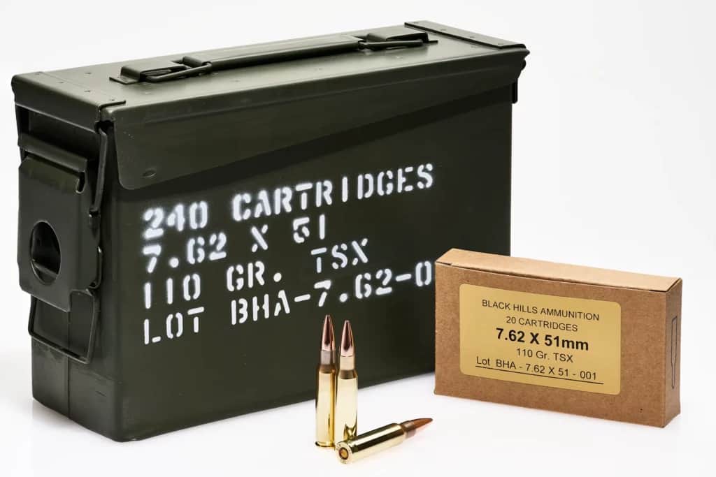 black hills ammunition 7.62x51 110 GR. Barnes TSX  shot show 2025