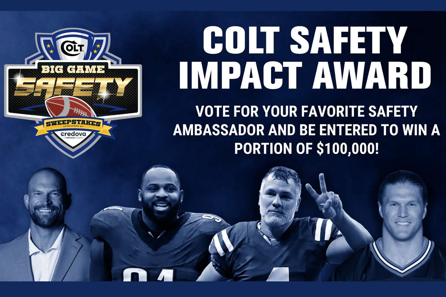 NFL Legends Help Colt Launch “Safety Impact Award”  