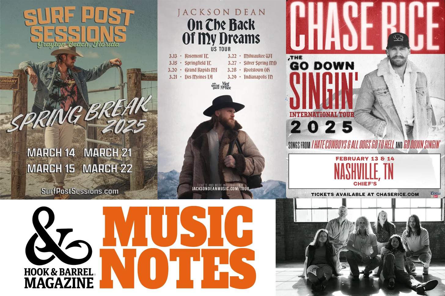 Music Notes: Southall on the Road, Acoustic Chase Rice Shows & MORE