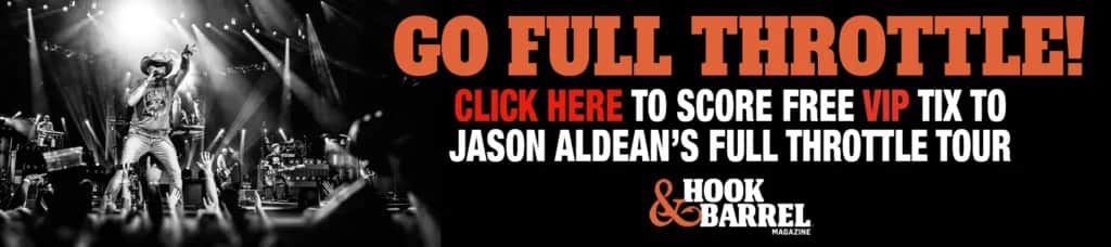 Win Jason Aldean Full Throttle Tour tickets at hookandbarrel.com
