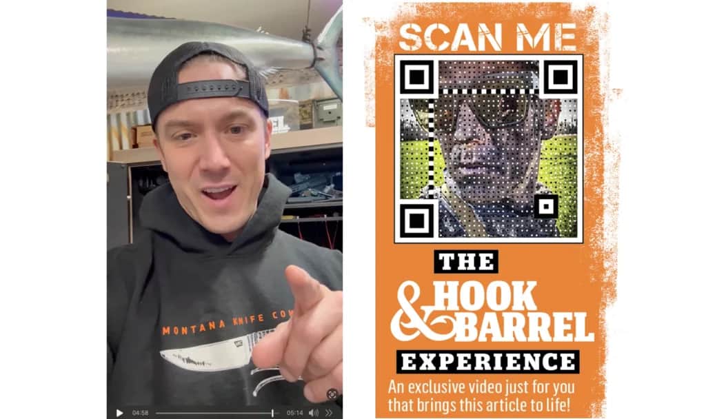 QR video image John Radzwilla Editor's Note from March-April 2025 print issue of Hook & Barrel magazine