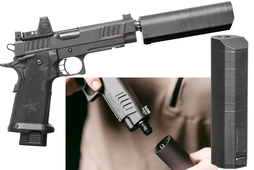 SilencerCo S98 handgun-only silencer