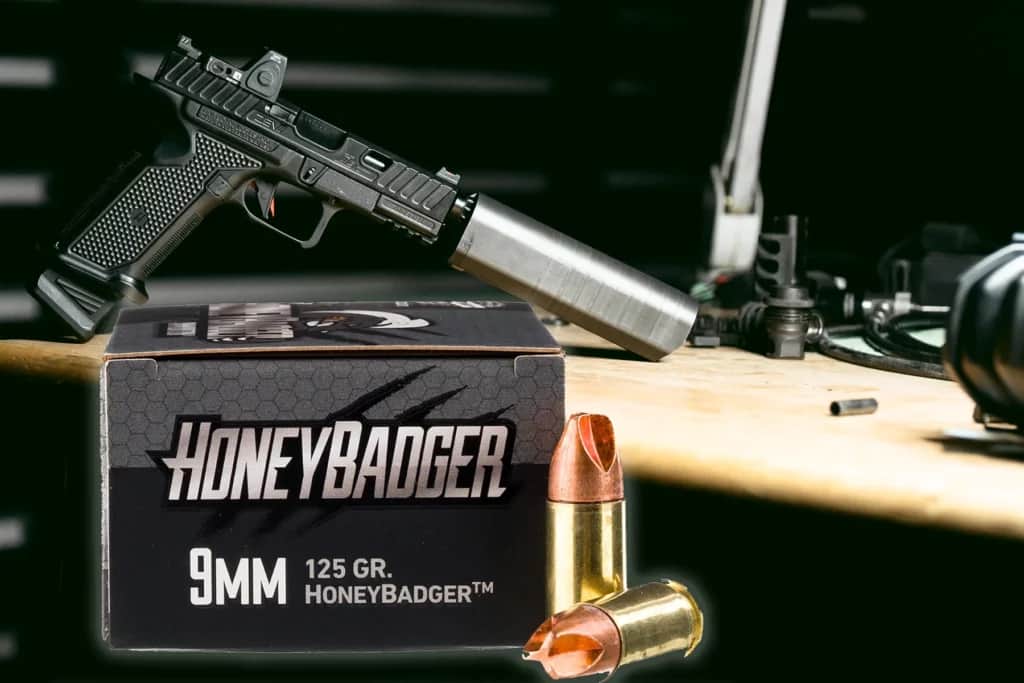 Black Hills Ammunition’s Subsonic HoneyBadger 125-grain 9mm