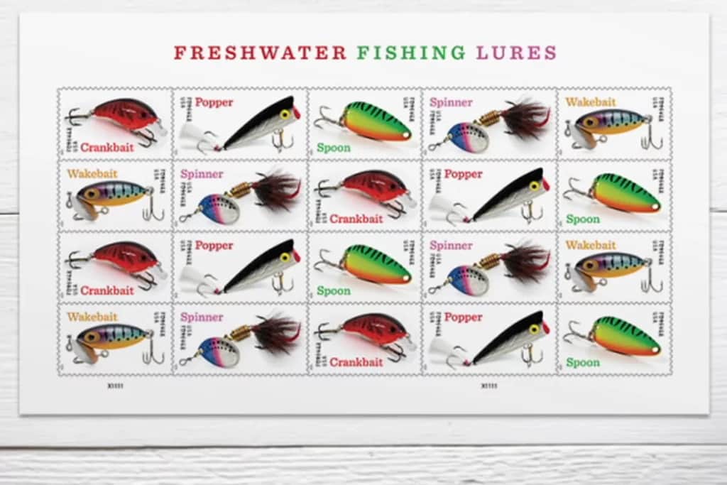 Freshwater Fishing Lure Stamps Issued in March