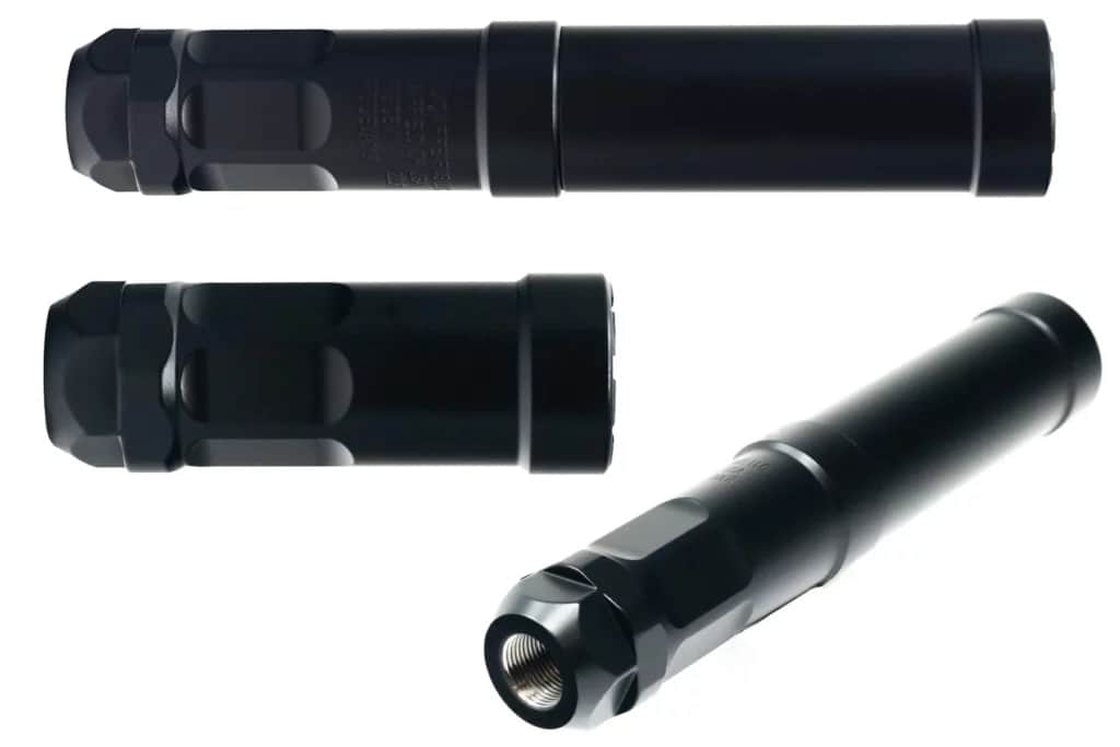 Faxon Twenty-Toucan suppressor for .22 rimfire rifles and handguns
