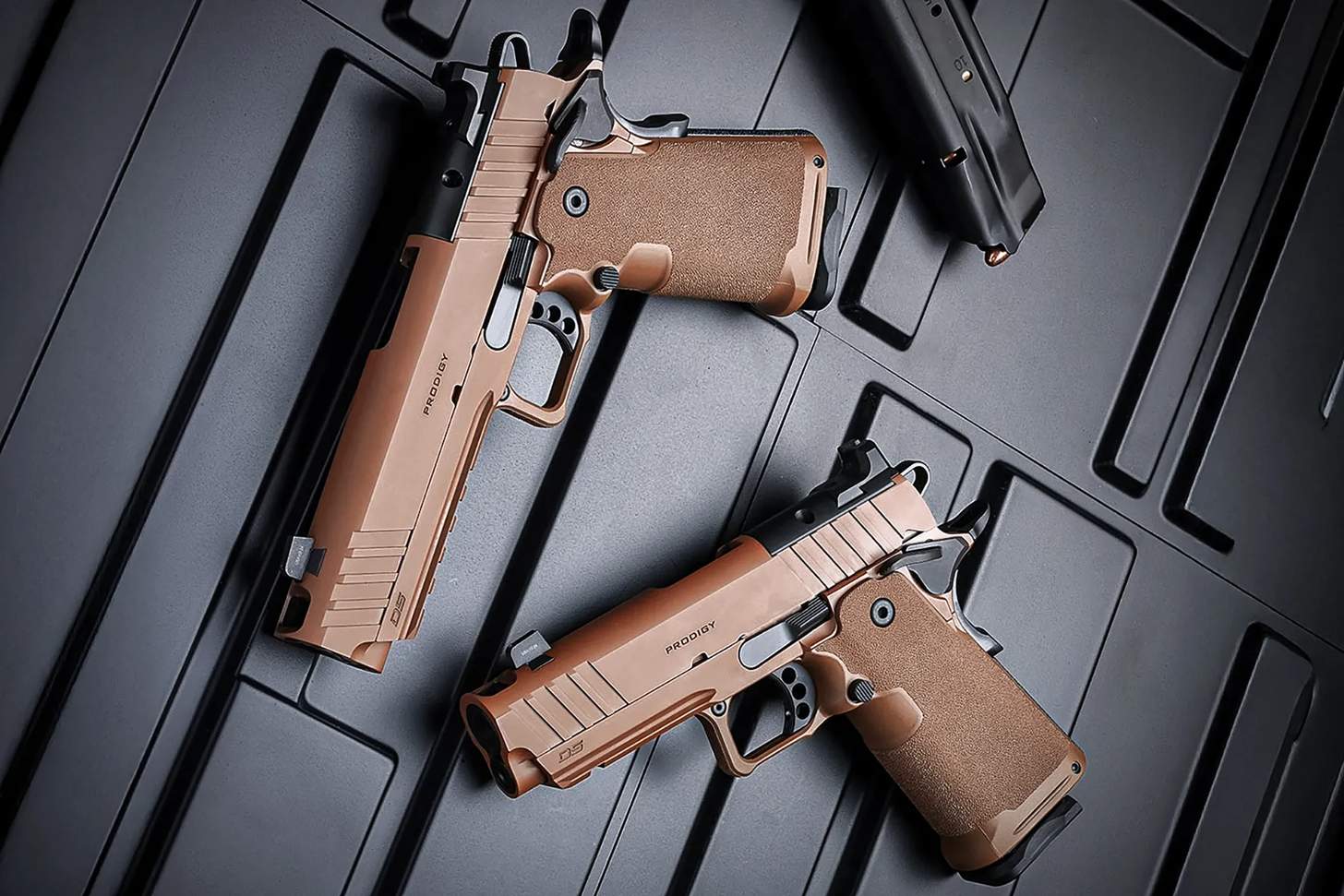 Springfield Unveils New Coyote Brown 1911 DS Prodigy Comp Pistols