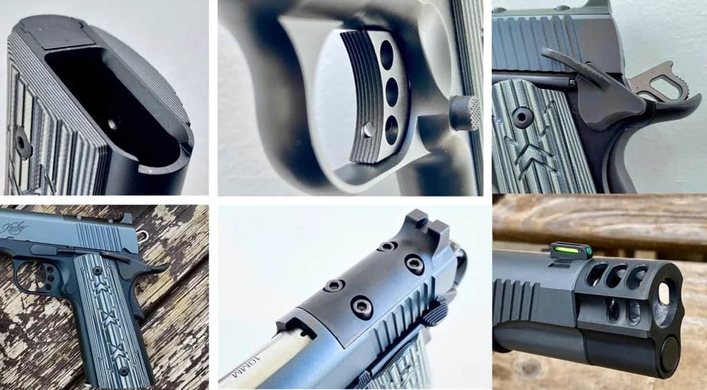 Detail photos of the Kimber Comp X 10mm 1911