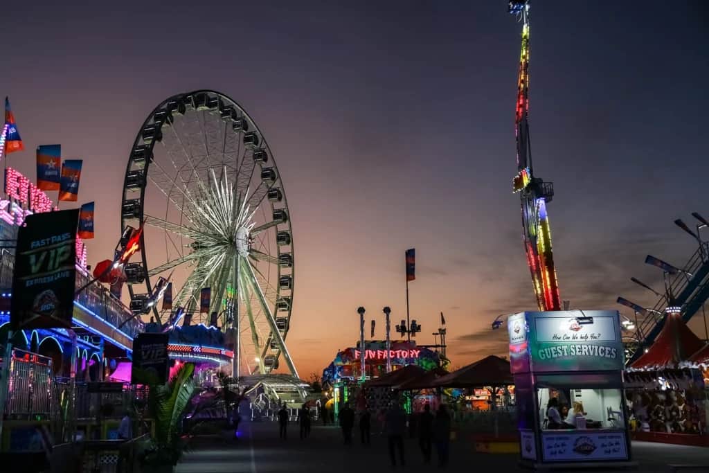 The Houston Livestock Show & Rodeo carnival
