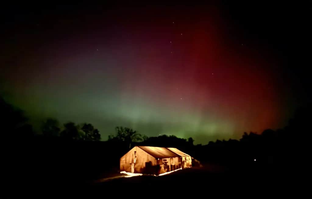 northern lights in western nebraska
