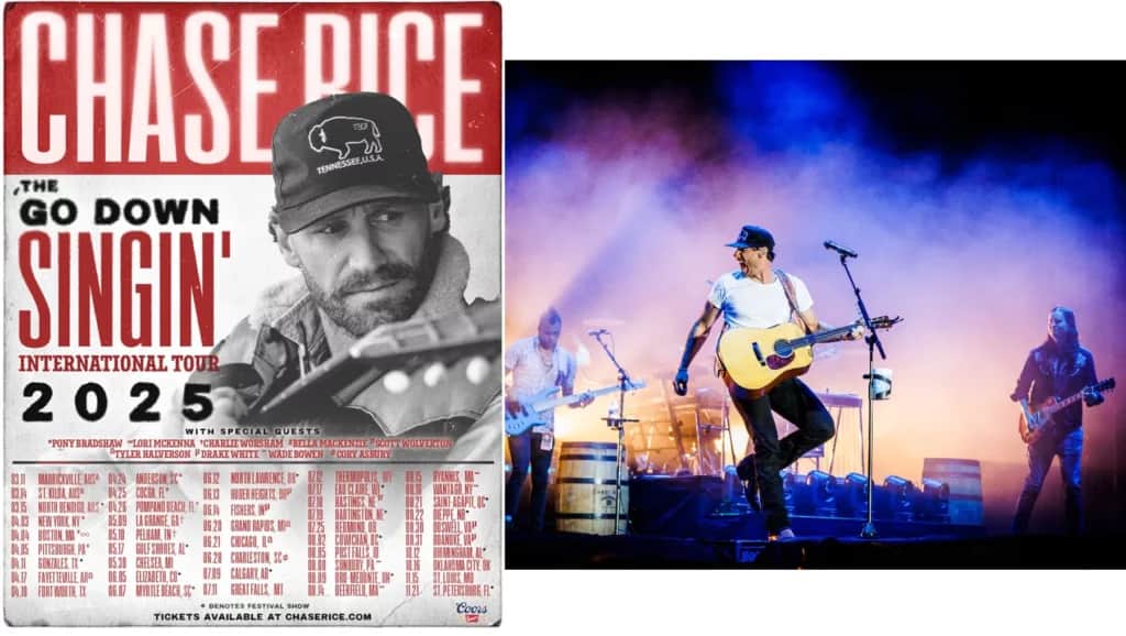 Chase Rice Expands “Go Down Singin’” Tour