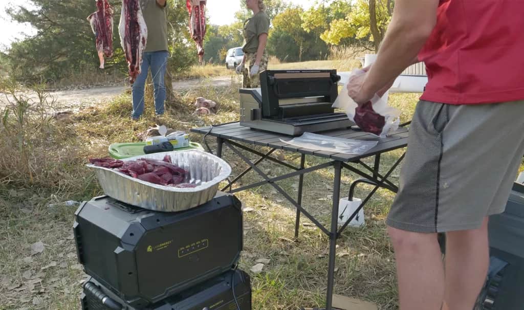 processing a deer