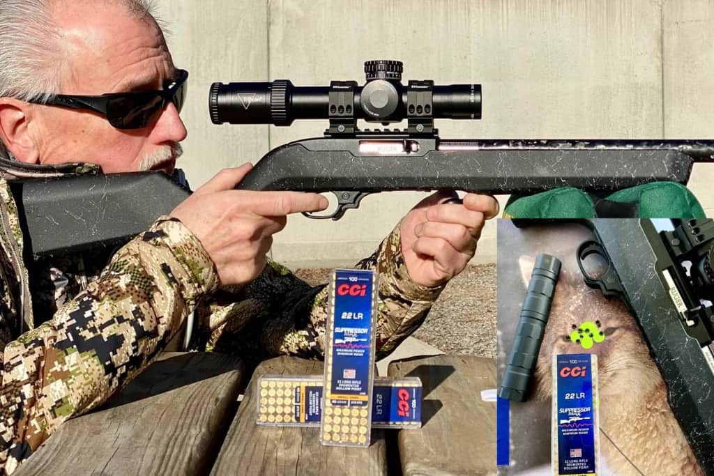 Suppressor Max .22 With Ruger Carbon Fiber 10/22