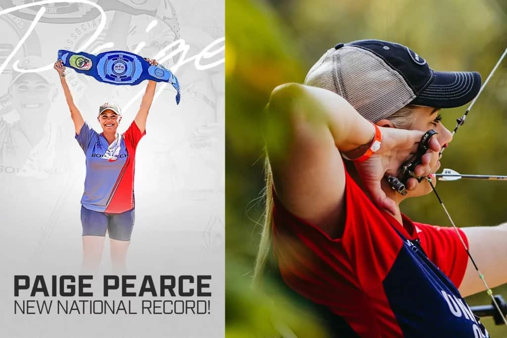 Paige Pearce Bowtech shooting pro