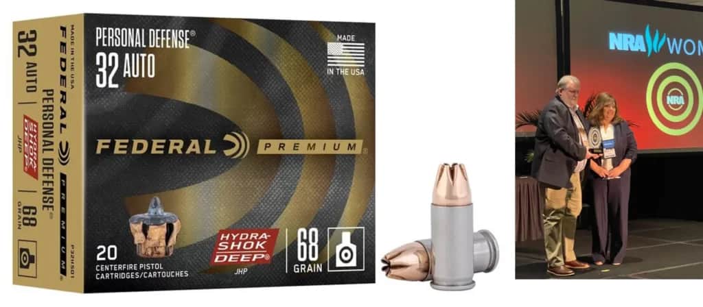 Federal’s Hydra-Shok Deep 32 Auto Receives NRA Golden Bullseye