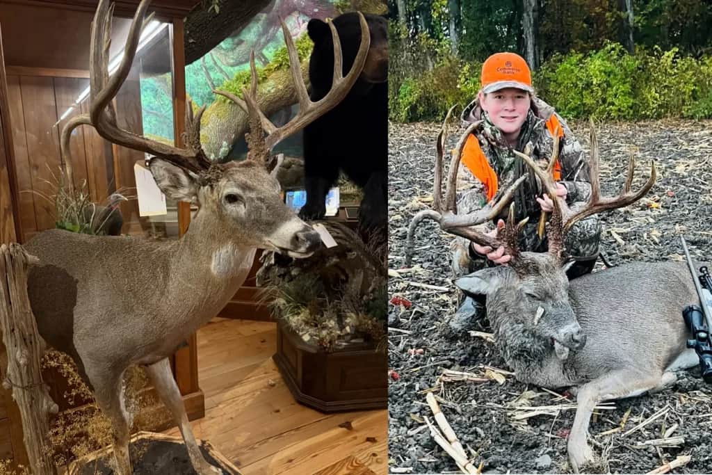 Preston Burger with his B&C whitetail
